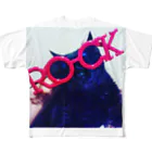 パラレルワルツのロックキャット All-Over Print T-Shirt