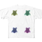 くるみのお店のポップにリアルなざぶとん All-Over Print T-Shirt