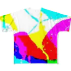 ハピなるショップの絵の具ぶちまけた All-Over Print T-Shirt