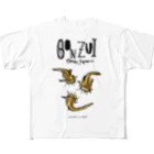 Good Music and Coffee.のGONZUI plotosus japonicus All-Over Print T-Shirt