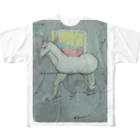 mitzho_nakataのa wrong horse フルグラフィックTシャツ