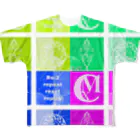 Re:3(リースリー)repeat_reset_replayのカラフルブーゲンビリア All-Over Print T-Shirt