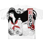 HAJIME公式グッズの狂言少女 All-Over Print T-Shirt