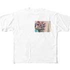 h.sのむぎゅ All-Over Print T-Shirt