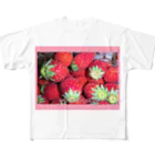 いちごichigo15苺のいちごichigo15の苺 フルグラフィックTシャツ