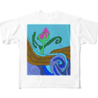 junsen　純仙　じゅんせんのJUNSEN（純仙）大地の水脈 All-Over Print T-Shirt