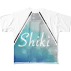 すぎもと、のShiki 電球 トライアングルロゴ All-Over Print T-Shirt