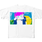 MeiMeiMeMes メイメイミィムズの【MeiMeiMeMes 2022年 わたしちゃん Watashi-Chan™️ Tシャツ】 All-Over Print T-Shirt