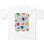 Broken Angelのカラフルポップ水玉 All-Over Print T-Shirt