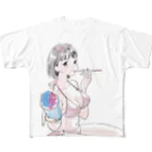 ぱんぴ学園購買部の棚橋桃音 All-Over Print T-Shirt