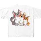 蒼い家の3こぎ All-Over Print T-Shirt