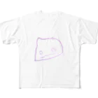 cheerycheeryのこどもの絵　おばけねこちゃんのかばん フルグラフィックTシャツ