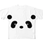 tsubamecafeのパンダちゃん フルグラフィックTシャツ