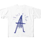 ＢＧＭＳＴＵＤＩＯのメトロポリタンスパゲッティ　シロ All-Over Print T-Shirt