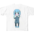 dorima-の水色担当(推し)のキャラ フルグラフィックTシャツ