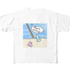 Opapanのビーチコーミング 풀그래픽 티셔츠