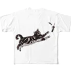 なかたです。のうちの子元気モリモリCAT All-Over Print T-Shirt