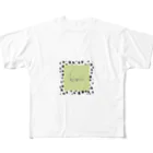 kiwiiiのダルメシアン@green フルグラフィックTシャツ