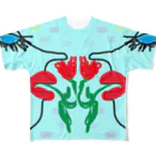 Eureka.SのBlue eyes women All-Over Print T-Shirt