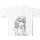 ぱんぴ学園購買部の佑月さん All-Over Print T-Shirt