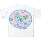 ponygolandのP.candy(ピーキャンディー） All-Over Print T-Shirt