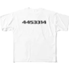 3.141592の4453314 フルグラフィックTシャツ