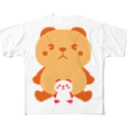 エクレアンショップのちいさいクマやおおきいクマ All-Over Print T-Shirt