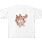 ノアオオカミのオオカミのウルフル All-Over Print T-Shirt