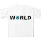 Ａ’ｚｗｏｒｋＳのWORLD(英字＋１シリーズ) All-Over Print T-Shirt