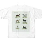 J. Jeffery Print Galleryの1802年ドイツの犬たち フルグラフィックTシャツ