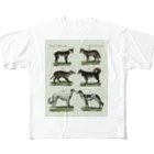 J. Jeffery Print Galleryの1802年ドイツの犬たち フルグラフィックTシャツ