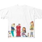 松本新菜のてがみ All-Over Print T-Shirt