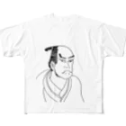 junsen　純仙　じゅんせんのJUNSEN（純仙）江戸侍　九重十吉３５８A フルグラフィックTシャツ