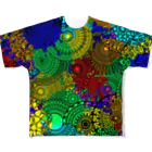 天獄堂の華曼陀羅100ver.1 All-Over Print T-Shirt