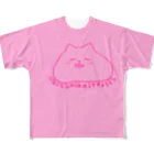 みかのモチモチにゃんこ All-Over Print T-Shirt