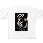 mermaidの雨の日の人魚 All-Over Print T-Shirt