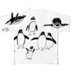 oyasmurのpenguin フルグラフィックTシャツ