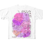 telesco.の鳥の楽園 All-Over Print T-Shirt