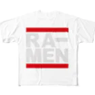 グラフィンのRA-MEN ラーメン　白文字 All-Over Print T-Shirt