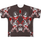 カニホイップの紅白朗 All-Over Print T-Shirt