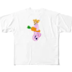 クソザコポテトサラダショップ1号店のウサギのなかの子 All-Over Print T-Shirt