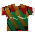 inko andのUp in flames All-Over Print T-Shirt