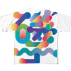 ティティティーティ・ティーティティの【漢字タイポ】磯子Tシャツ All-Over Print T-Shirt