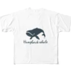Atelier Pomme verte のHumpback whale22 フルグラフィックTシャツ