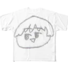 やろいちさんのお店の4コマ「美容院」タイトルキャラクター All-Over Print T-Shirt