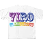 7IRO GLAMOUROUSの7IRO GLAMOUROUSフルグラフィック All-Over Print T-Shirt