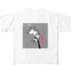 ペコりんショップの散歩拒否、しば犬さん All-Over Print T-Shirt