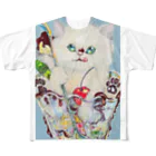 おおかみのしっぽのｓｗｅｅｔｃａｔ フルグラフィックTシャツ