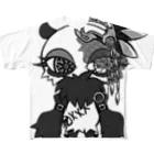 チラシの裏の湯引きのGothPan:monochrome All-Over Print T-Shirt