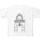 junsen　純仙　じゅんせんのJUNSEN（純仙）学び舎の門 All-Over Print T-Shirt
